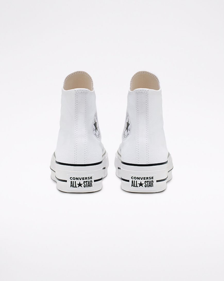 Women's Converse Chuck Taylor All Star Lift Canvas High Top Platform Shoes White / Black / White | AU 53C91V